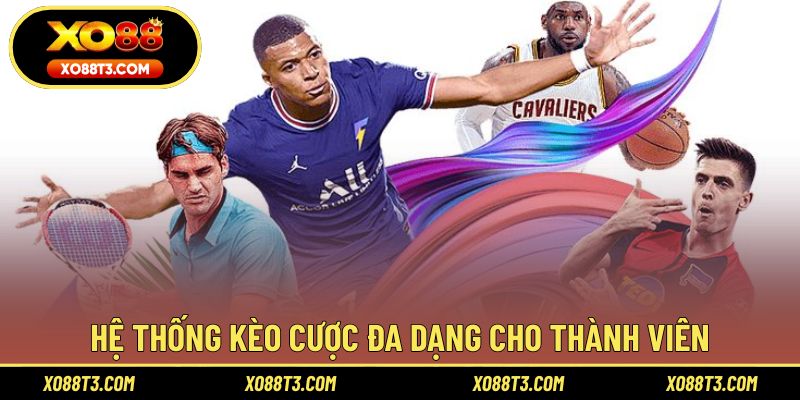 Hệ thống kèo cược đa dạng cho thành viên